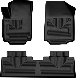 GMC Terrain Floor Liners - Front + Rear - Husky Liners - WeatherBeater - Black - 2025+